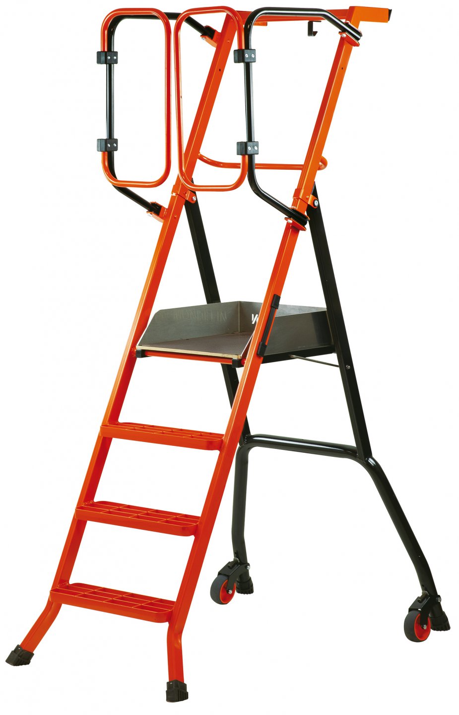 Scară pliabilă gardia cu balustradă de securitate - 90 cm