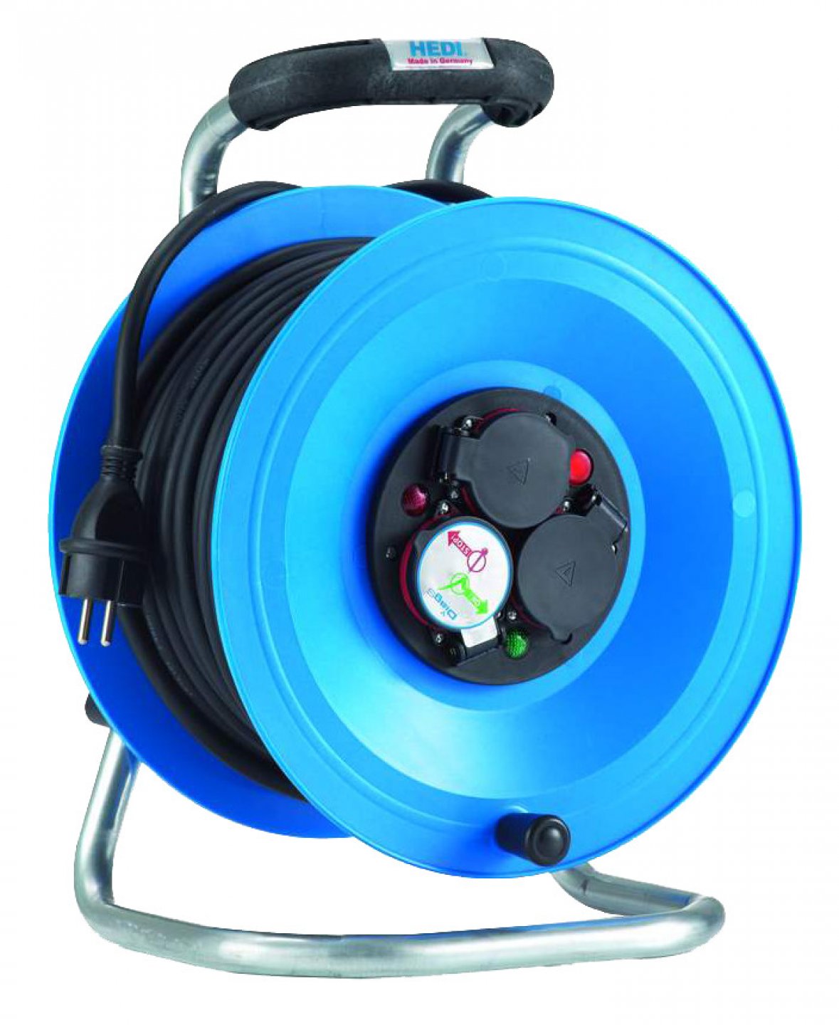 Derulator cablu electric 40 m - 3 prize - ip44