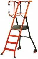 Scară pliabilă gardia cu balustradă de securitate - 90 cm