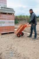 Liză transport axis cu roți pline rezistente la perforare 02
