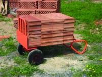 Liză transport axis cu roți pline rezistente la perforare 05