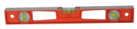 Nivelă rectangulară din aluminiu cu 2 fețe și 3 fiole
