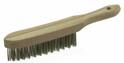Perie dură cu sârmă din oțel placat cu alamă